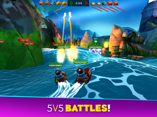 Tangkapan skrin Battle Bay iPad 