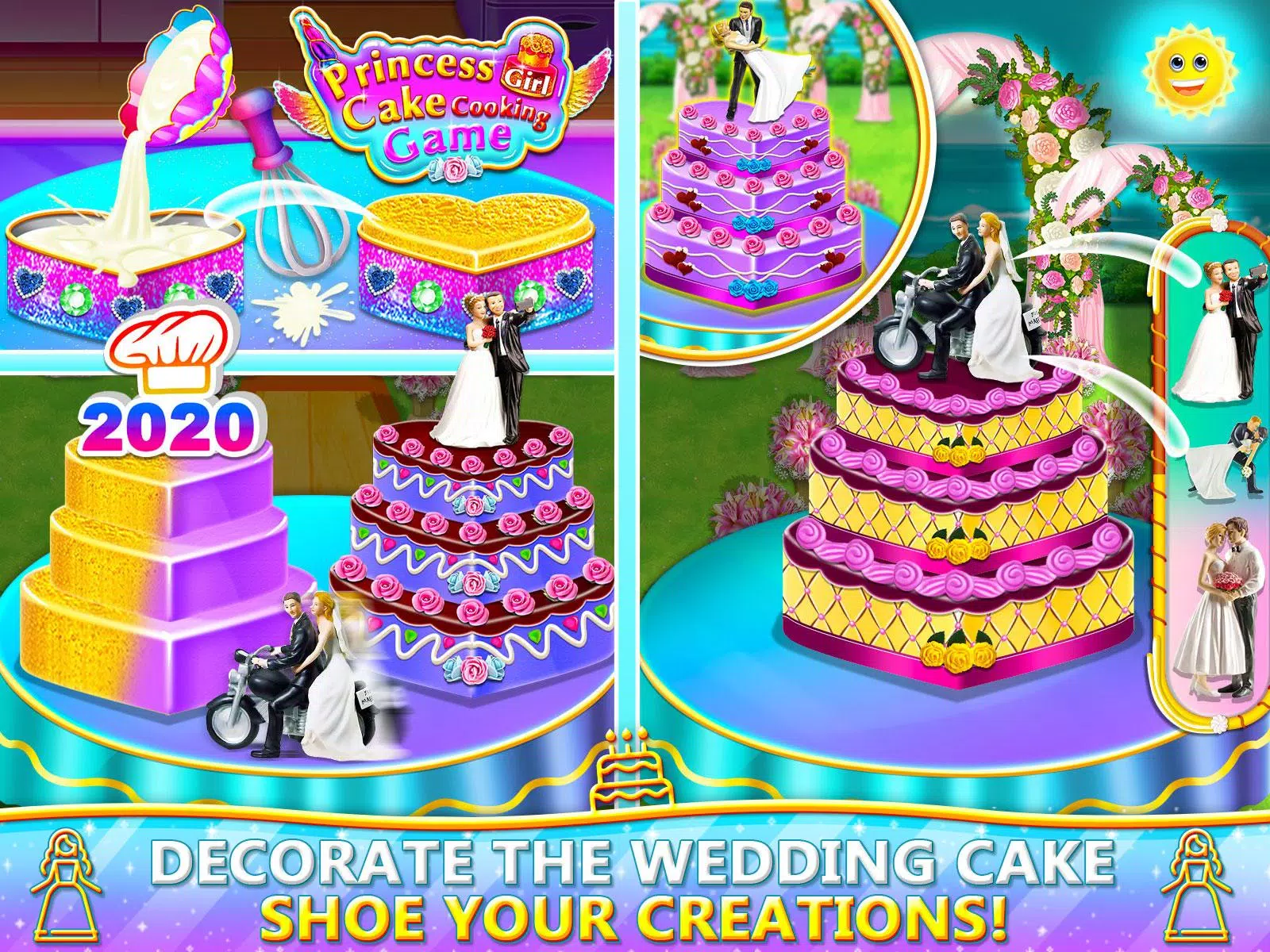 Princess Cake Cooking Games 스크린샷