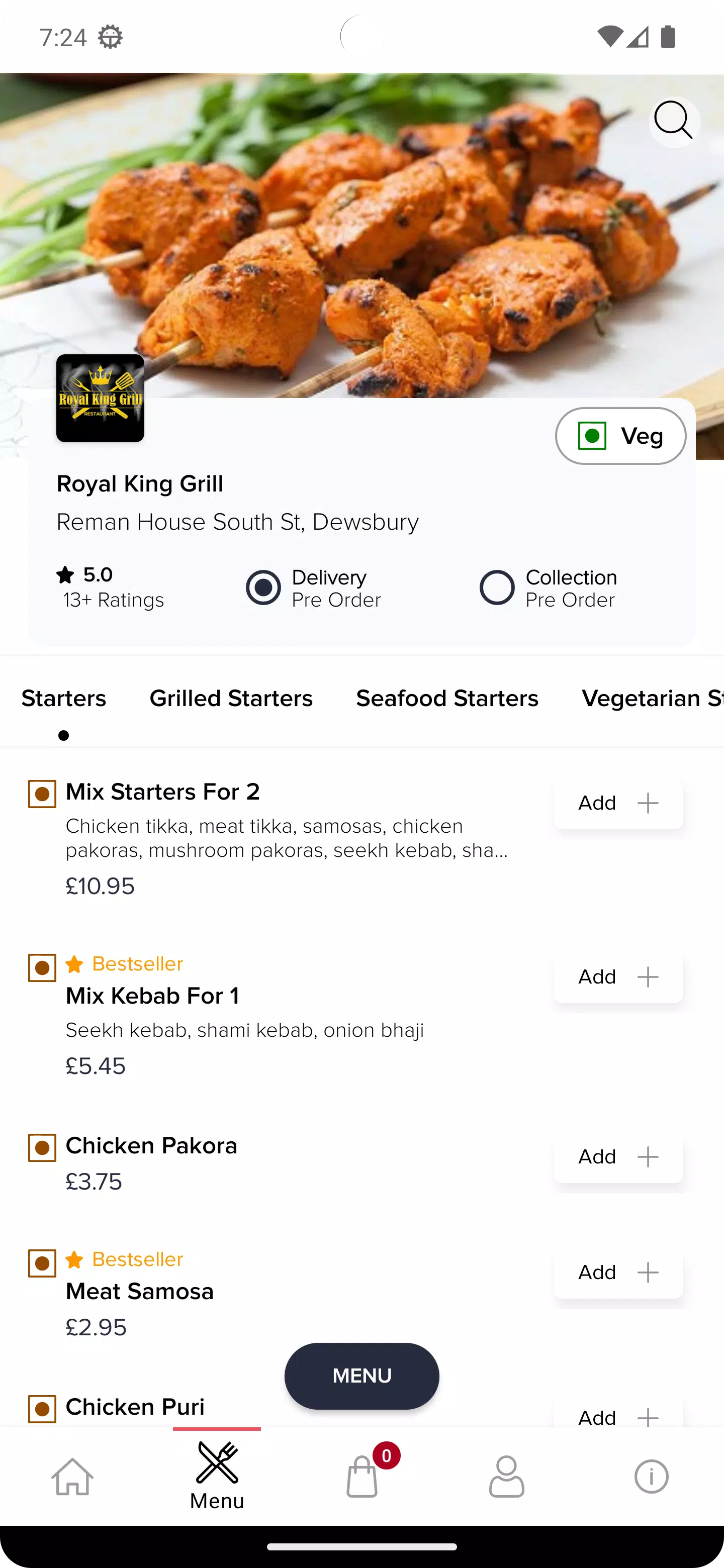 Royal King Grill Screenshots
