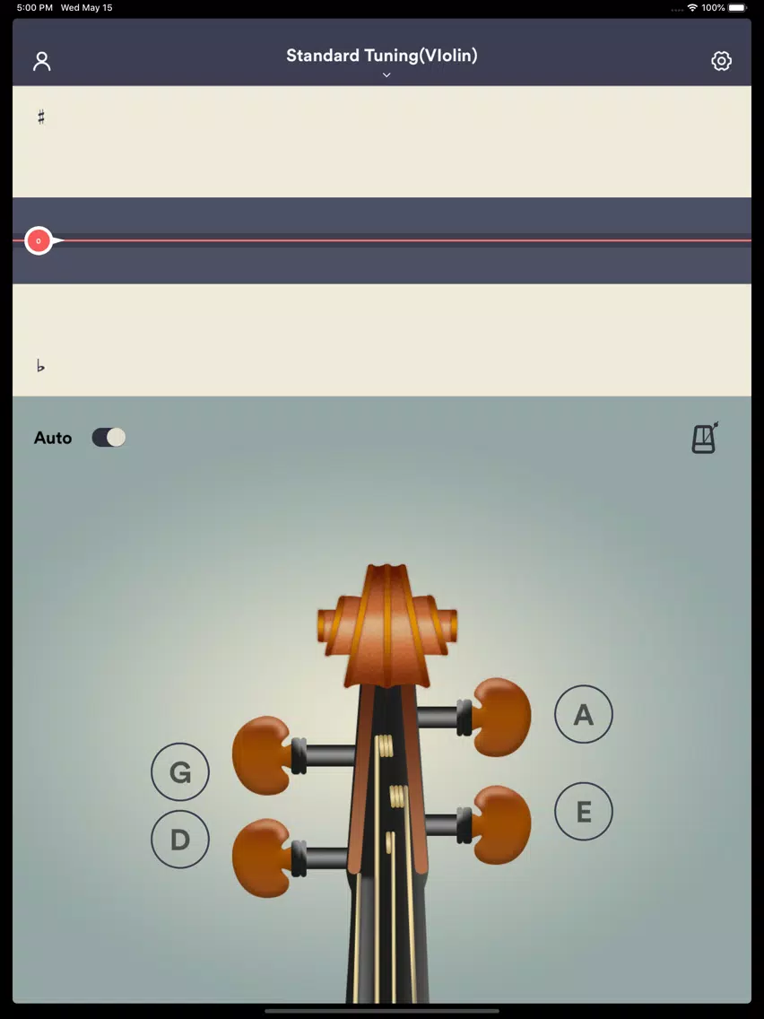 violin tuner -also viola cello iPad Screenshots