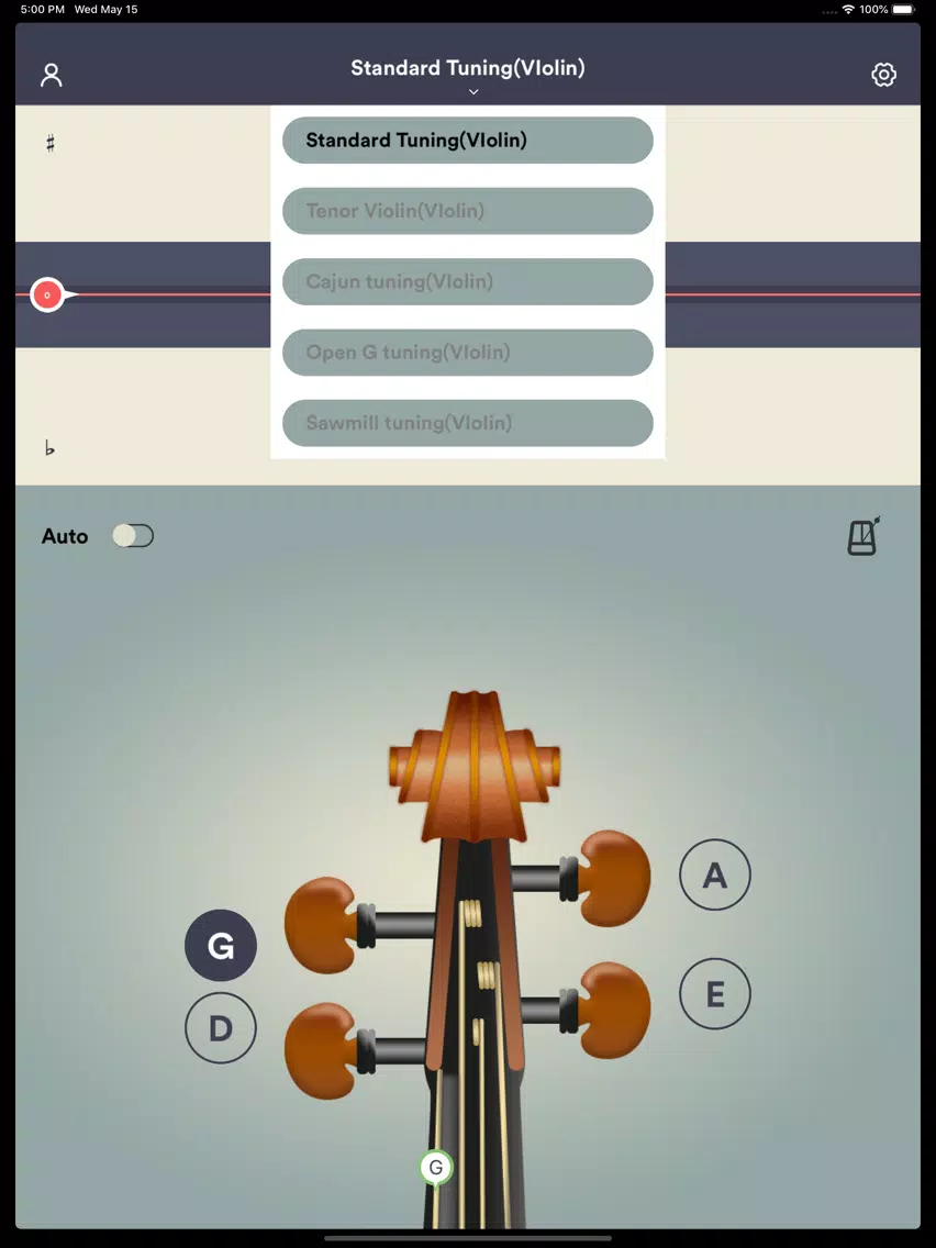 violin tuner -also viola cello iPad Screenshots