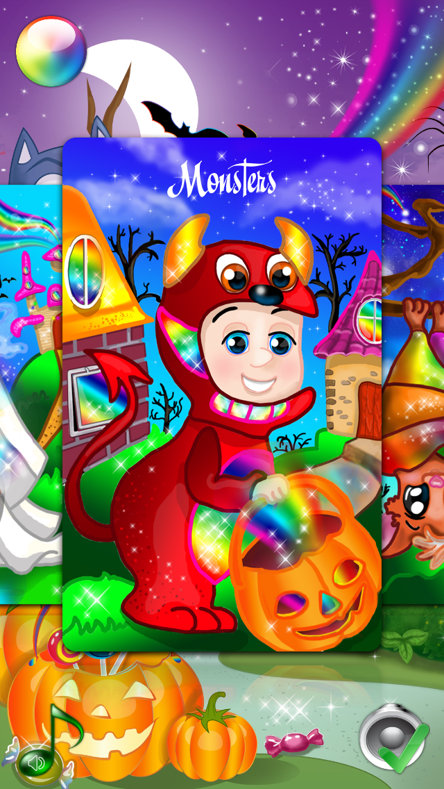 Fun Halloween Coloring Pages - Painting Pictures & Color Sheets for Kids Screenshots