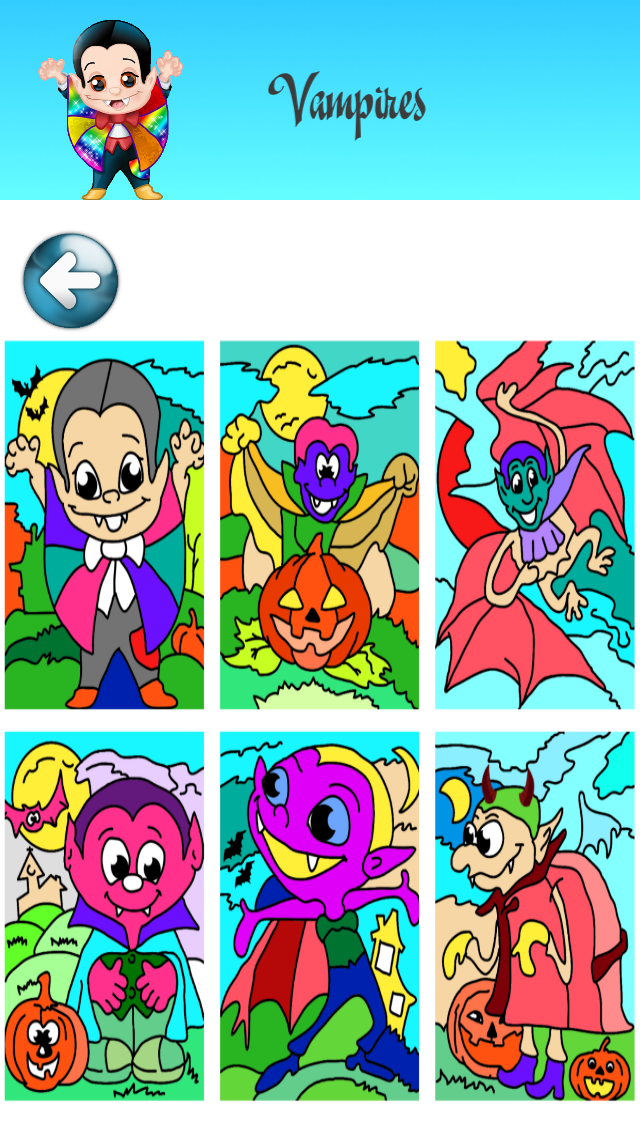 Fun Halloween Coloring Pages - Painting Pictures & Color Sheets for Kids Screenshots
