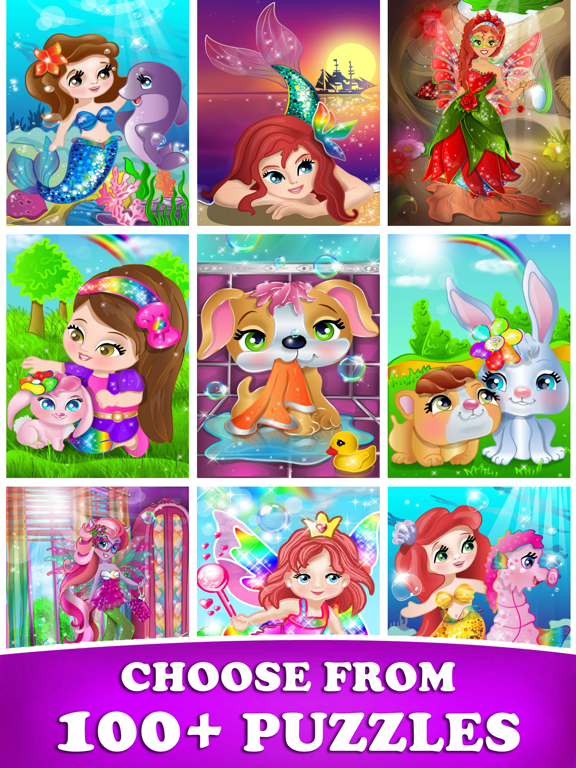 Princess Fairy Puzzle for Kids iPad Screenshots
