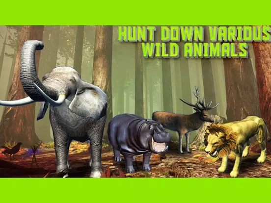 Jungle Hunting Safari Simulator - Sniper Hunter iPad  स्क्रीनशॉट