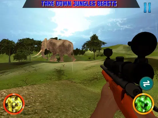 Jungle Hunting Safari Simulator - Sniper Hunter iPad  स्क्रीनशॉट