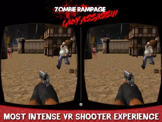 ภาพหน้าจอของ Deadly Zombie Assassin War - Top VR Shooting Game iPad 
