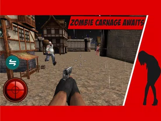 Captures d'écran de Zombie Frontier Dead Underworld 3D Assassin - Top Zombie Shooting Game iPad 