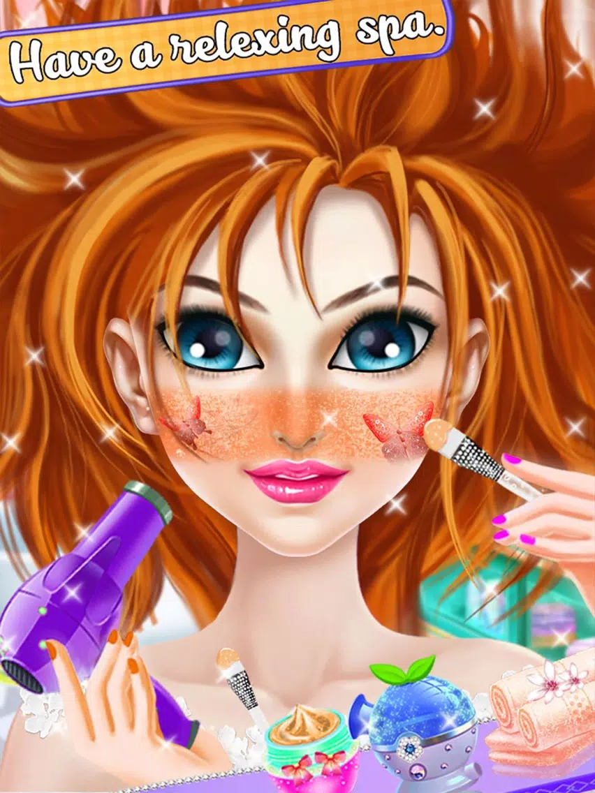 High School Girl Makeup Me Salon iPad Screenshots