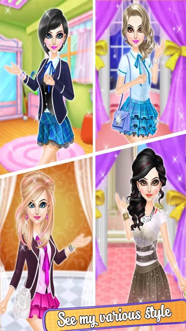 High School Girl Makeup Me Salon Screenshots