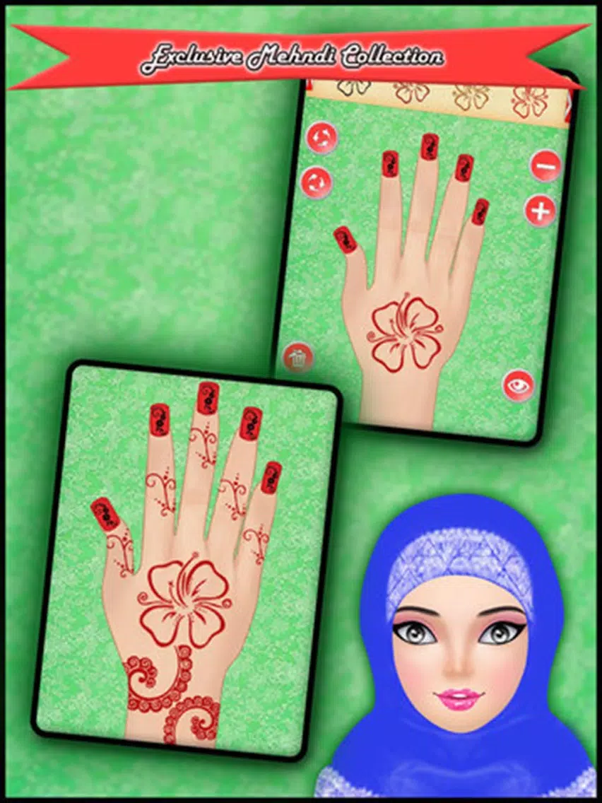 Zrzuty ekranu Hijab Hand Art - Life style Game iPad