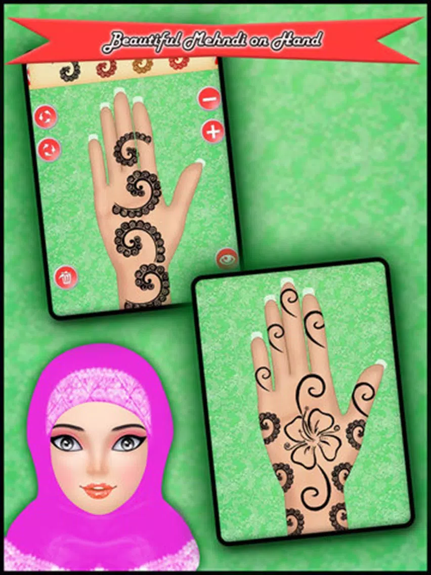 Zrzuty ekranu Hijab Hand Art - Life style Game iPad