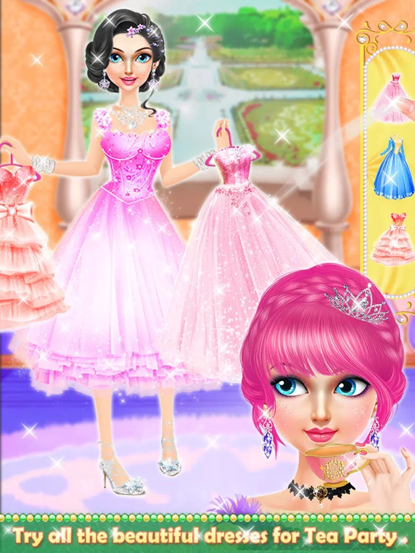 Royal Princess Girl Tea Party Game iPad スクリーンショット