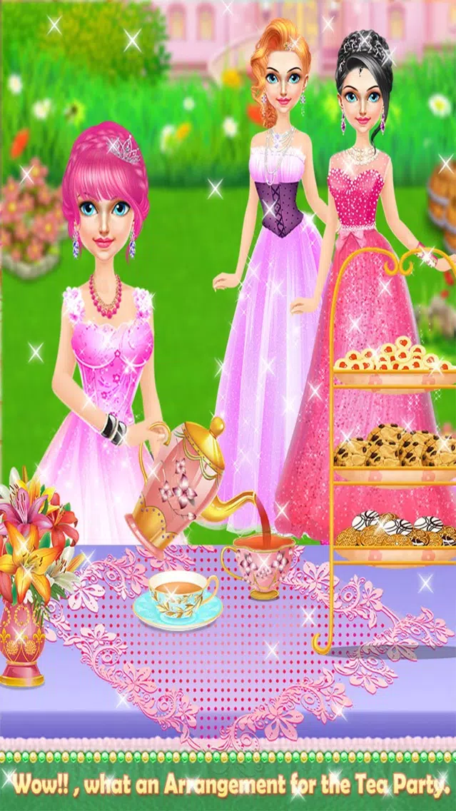 Royal Princess Girl Tea Party Game スクリーンショット