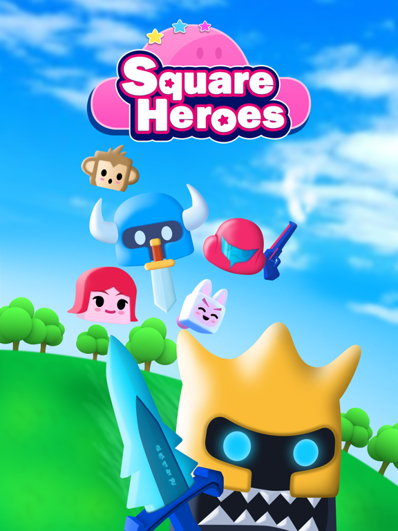 Tangkapan skrin Square Heroes iPad 