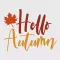 Hello Autumn