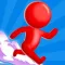 Parkour Man-Run On Sport Track