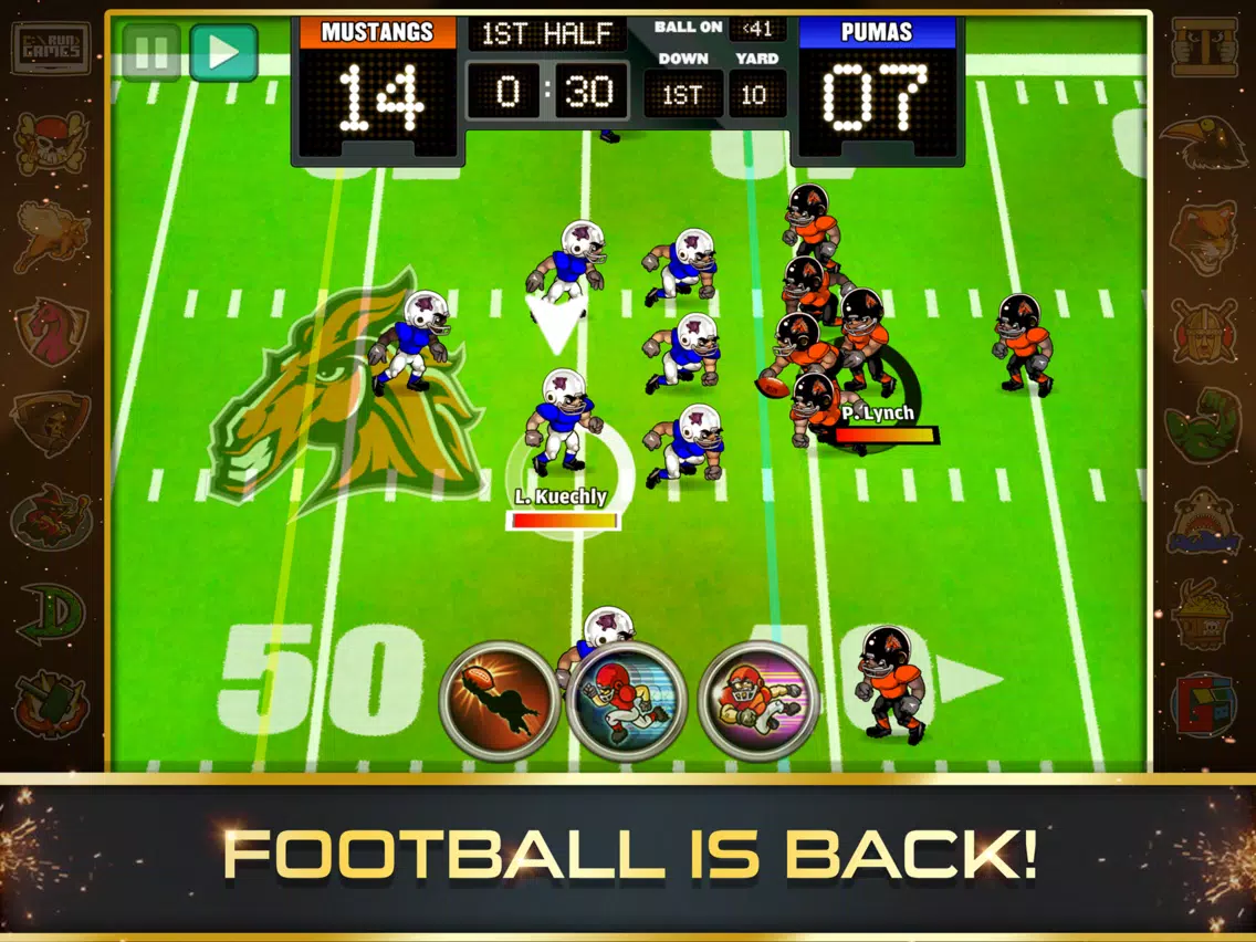 ภาพหน้าจอของ Football Heroes PRO 2017 - featuring NFL Players iPad 