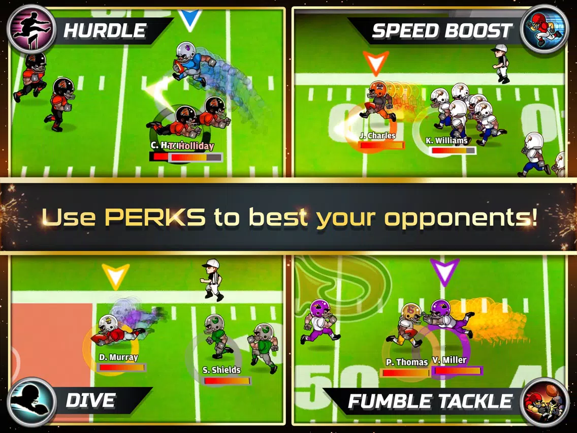 ภาพหน้าจอของ Football Heroes PRO 2017 - featuring NFL Players iPad 