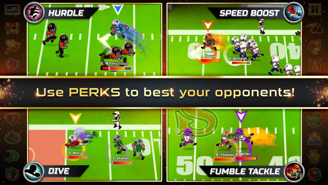 ภาพหน้าจอของ Football Heroes PRO 2017 - featuring NFL Players