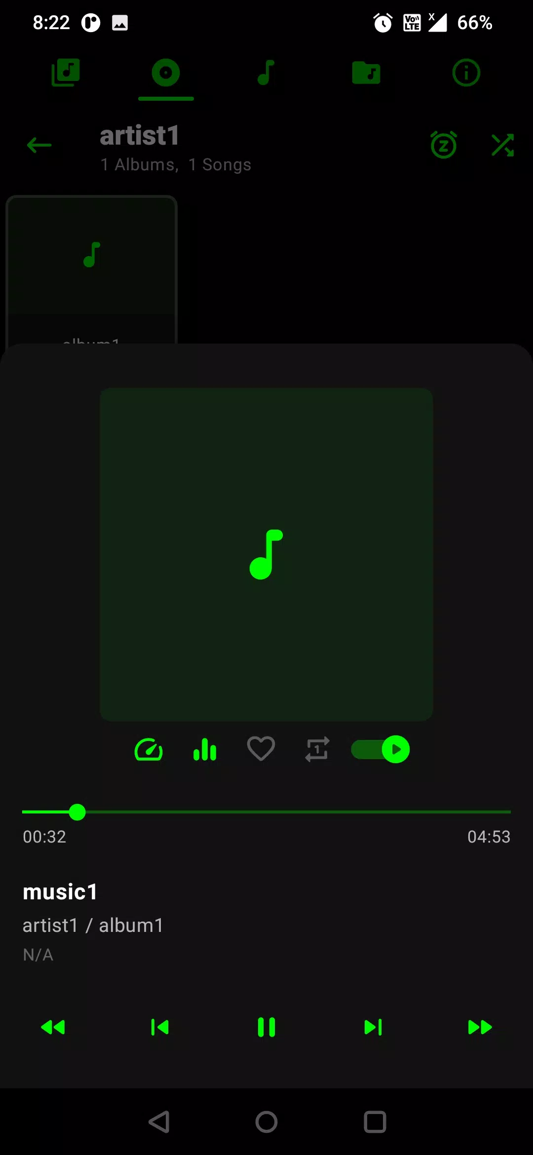 R Music Player Screenshots