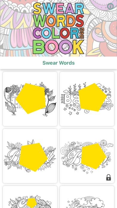 Swear words coloring book Screenshots
