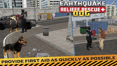 Earthquake Relief & Rescue Simulator : Play the rescue sniffer dog to Help earthquake victims. Screenshots
