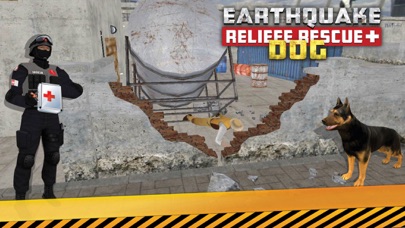 Earthquake Relief & Rescue Simulator : Play the rescue sniffer dog to Help earthquake victims. Screenshots