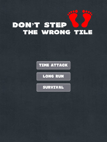 Don't step the wrong tile iPad  Screenshots