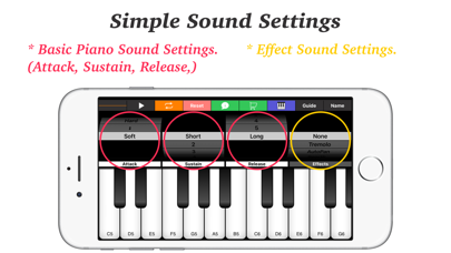 E Piano Synth - Keyboard Tiles應用截圖