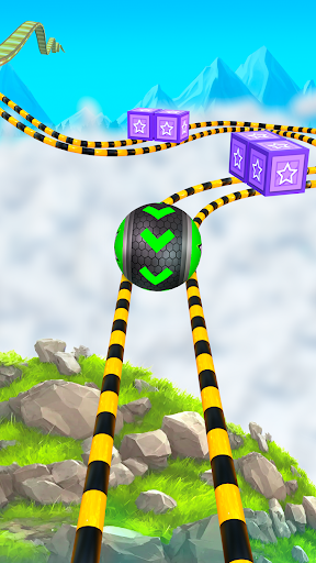 Sky Rolling Ball Going Run 3D Screenshots