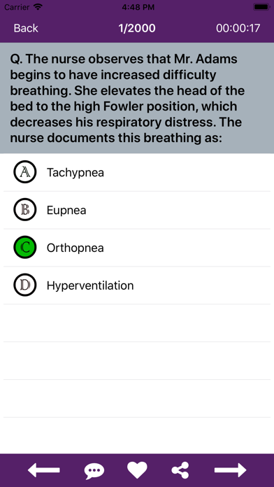 Fundamentals of Nursing Mock Screenshots