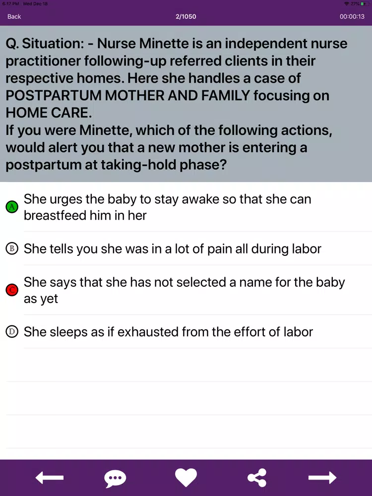 Pediatric Nursing Exam Prep iPad Screenshots