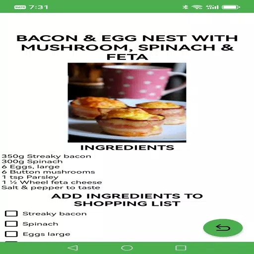 Banting Recipes Screenshots