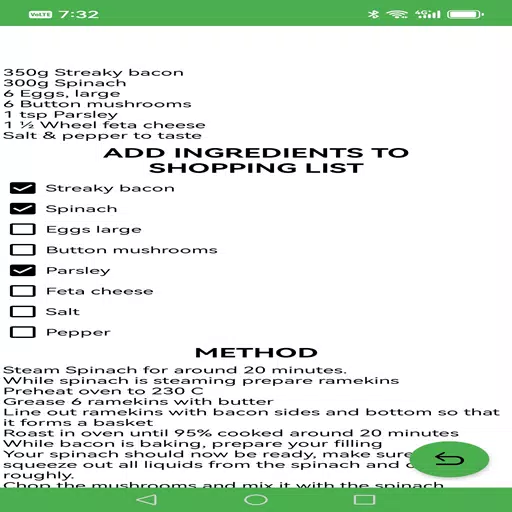 Banting Recipes Screenshots