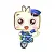 Square Bunny Stickers