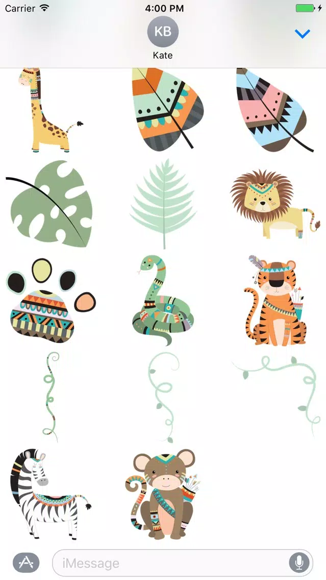 Tangkapan layar Tribal Animals