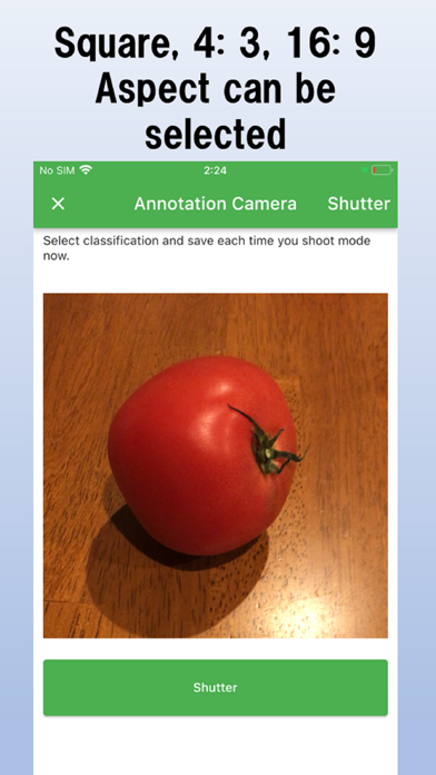 Annotation Camera Screenshots