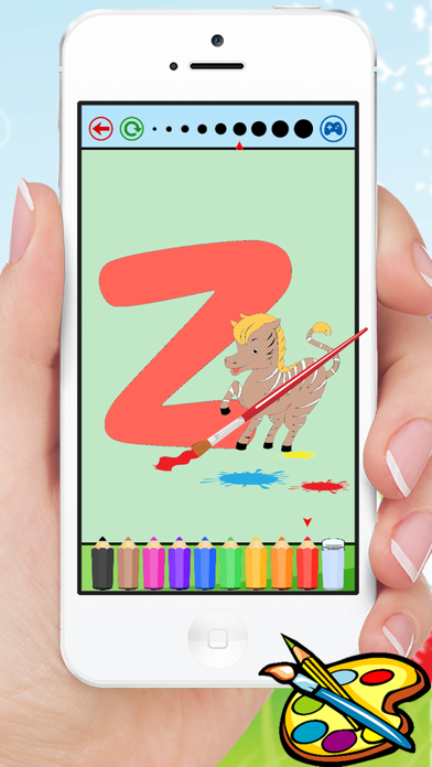 ABC Alphabet animals coloring book and drawing A-Z for kids Screenshots