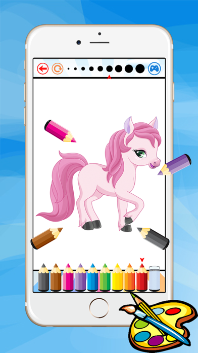 Coloring Book For Little Pony - Horse drawing for kid game Screenshots