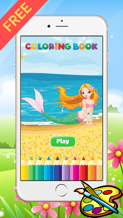 Princess & Mermaid Coloring Book - All In 1 Sea Drawing Screenshots