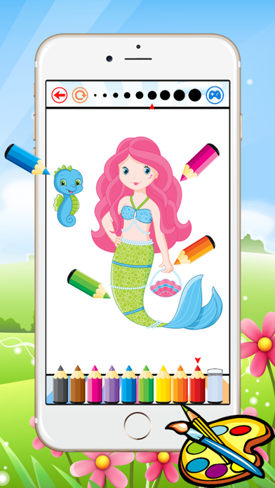Princess & Mermaid Coloring Book - All In 1 Sea Drawing Screenshots