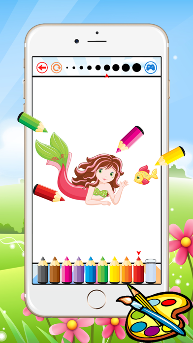 Princess & Mermaid Coloring Book - All In 1 Sea Drawing Screenshots