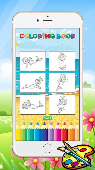 Princess & Mermaid Coloring Book - All In 1 Sea Drawing Screenshots