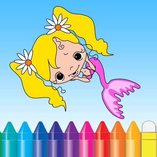 Sea Animals & Mermaid Coloring Book - Drawing Painting Kids Sea Animals & Mermaid Coloring Book - Drawing Painting Kids