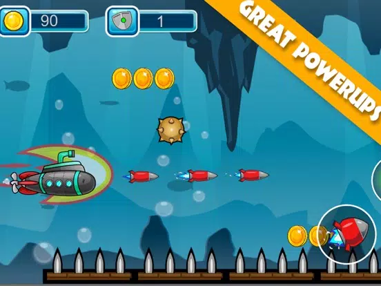 Submarine Adventure: Under The Water Ocean Game iPad Screenshots