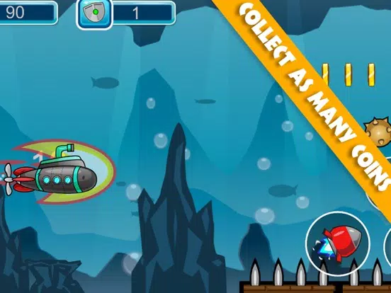 Submarine Adventure: Under The Water Ocean Game iPad Screenshots