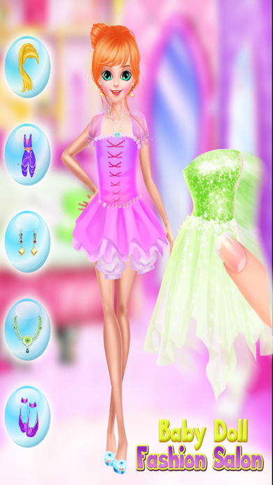 Tangkapan layar Sweet Baby Doll Fashion Salon