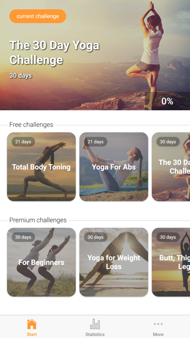 Yoga Workout Challenge Screenshots