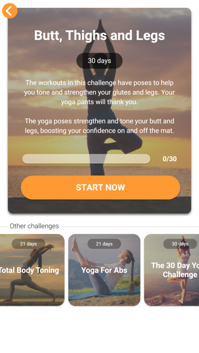 Yoga Workout Challenge Screenshots